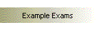 Example Exams